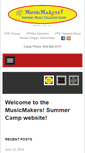 Mobile Screenshot of musicmakerscamp.com