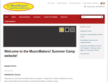 Tablet Screenshot of musicmakerscamp.com